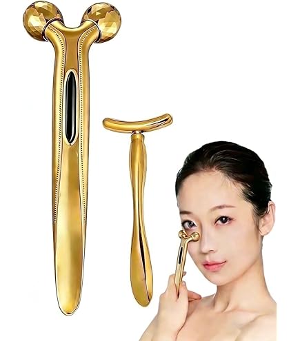 Amazon | 美容ローラー T字型 充電不要 防水 美ルル スティック
