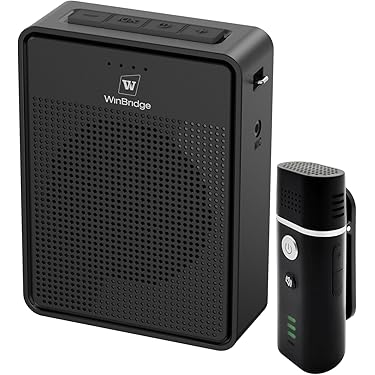 Amazon.co.jp: W WINBRIDGE 15W ポータブル拡声器 マイク ハンズ