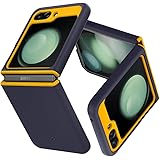 Caseology ナノポップ Samsung Galaxy Z Flip 5 対応ケース 【TPU + PC 二重構造】 エアスペース・テクノロジー保護 デュアルサイドグリップ スマホケース Samsung Z Flip 5 5G用 - ブルーベリ