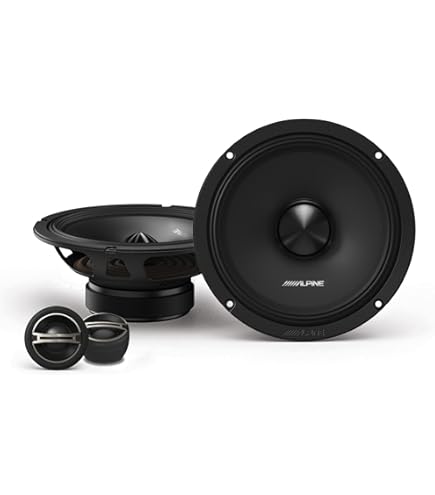 Amazon.co.jp: Alpine DM-65-G 6.5インチ同軸2ウェイスピーカーセット