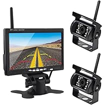 Amazon | 7インチモニター＋ワイヤレスバックカメラ2台セット