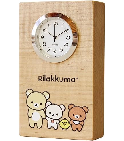 Amazon.co.jp: 目覚まし時計 カラフルなボックスに1ピースリラックマ