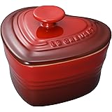 ル・クルーゼ(Le Creuset)  耐熱容器 ラムカン・ダムール(フタ付き)  チェリーレッド 耐熱 耐冷 電子レンジ オーブン 対応  【日本正規販売品】