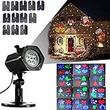 FVTLED 投影ランプ プロジェクションライト クリスマス用防水LED照明 プロジェクターライト 豪華イルミネーション 屋内屋外用イルミネーションライト ガーデンライト ハロウィン パーティー カラ