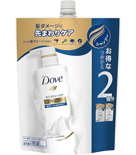 Amazon | ダヴ リッチモイスチャー シャンプー つめかえ用 330g | Dove
