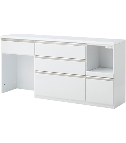 Amazon.co.jp: キッチン収納 カウンター 140 カウンター 完成品