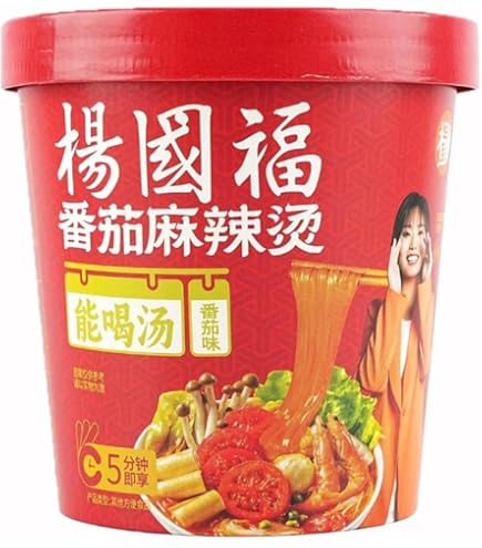 Amazon.co.jp: 楊國福金湯麻辣湯（酸辣味）カップ ピリ辛さとさっぱり