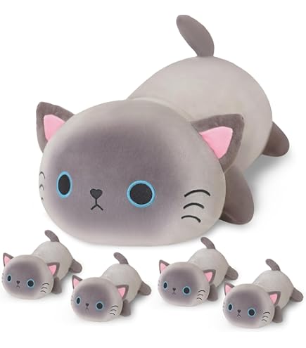 Amazon.co.jp: SQEQE シャム猫 ぬいぐるみ かわいいぬいぐるみ ママ 4