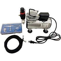 Amazon | オイルレス・ミニエアーコンプレッサーファン付