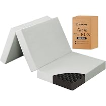 Amazon｜fuwawa セミダブル 三つ折り マットレス 【硬め190N 厚さ10cm