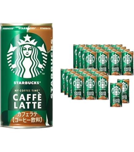 Amazon.co.jp: Suntory Starbucks Cafe Latte, 6.5 oz (185 g) Cans x