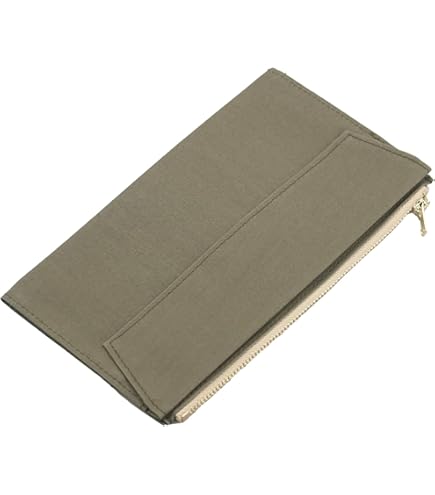 Amazon.co.jp: Dwpetzo キャンバス ジッパーポケット インサートポーチ