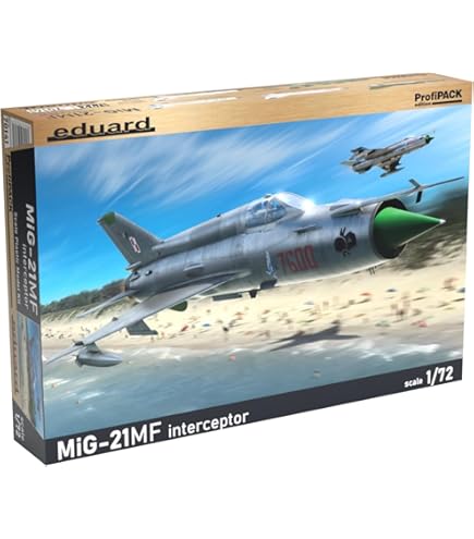 Amazon | プラッツ 1/48 MiG-21 bis フィッシュベッドL ブルー 08