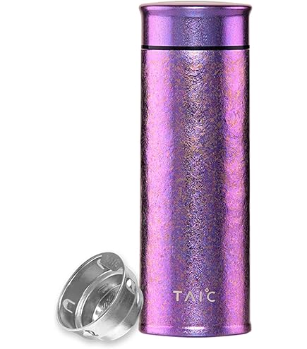 Amazon | TAICチタンの真空フラスコおしゃれ、保冷真空断熱ボトル