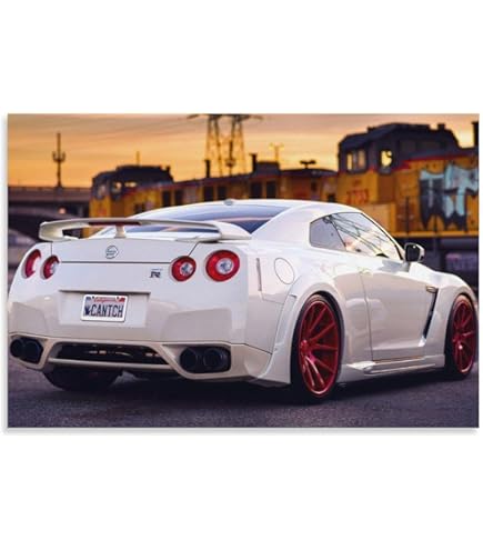 Amazon.co.jp: ニッサンスカイライン GT-R R35 ポスター36x24