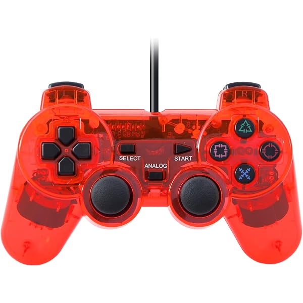 Amazon | JINHOABF PS2有線コントローラー 2個パック ダブルショック
