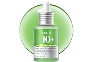 Anua Azelaic Acid 10 Hyaluron Redness Soothing Serum, Facial Serum for Blemish-Prone & Sensitive Skin, Lightweight & Hydrating Blemish Care, Hyaluronic Acid, Korean Skincare, 1.01 fl oz.