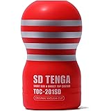 TENGA テンガ 新SD TENGA オリジナル バキュームカップ female ショートタイプの奥突き感 1個 (x 1) 赤