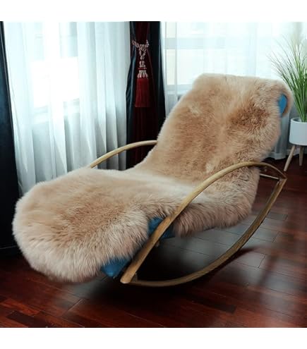 Amazon | WINDWARD PROSPER ラムスキンラグ 2匹物 約180cm x 63cm