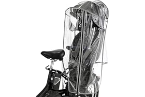 自転車 チャイルドシート レインカバー 後ろ 子供乗せ 自転車カバー 広々空間 らくらく乗り降り 取り付け簡単 防寒 雨よけ Convida