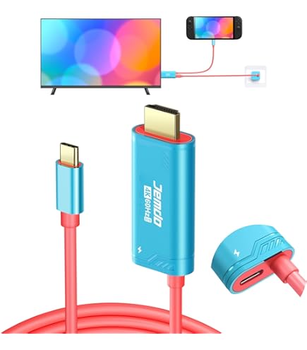 Amazon | JEMDO Switch 2 ドック HDMI 2.1 ケーブル【2025年新