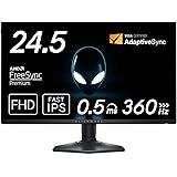 Dell AW2523HF 24.5インチ Alienware ゲーミングモニター(3年間無輝点交換保証/FHD/Fast IPS,非光沢/DP,HDMI/sRGB 99%/縦横回転,高さ調整/0.5ms/360Hz/AMD FreeSync ™Pr