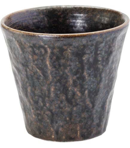 Amazon.co.jp: 焼酎カップ 備前金彩 安藤嘉規作 陶器 業務用 万古焼