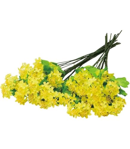 Amazon｜菜の花ブッシュ L *9 FLB0855L 菜の花 ナノハナ なのはな 造花