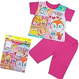 お着替え練習 アンパンマン パジャマ 半袖パジャマ 春物 夏物 子供用 Anpanman j-sa2652 90cm ピンク