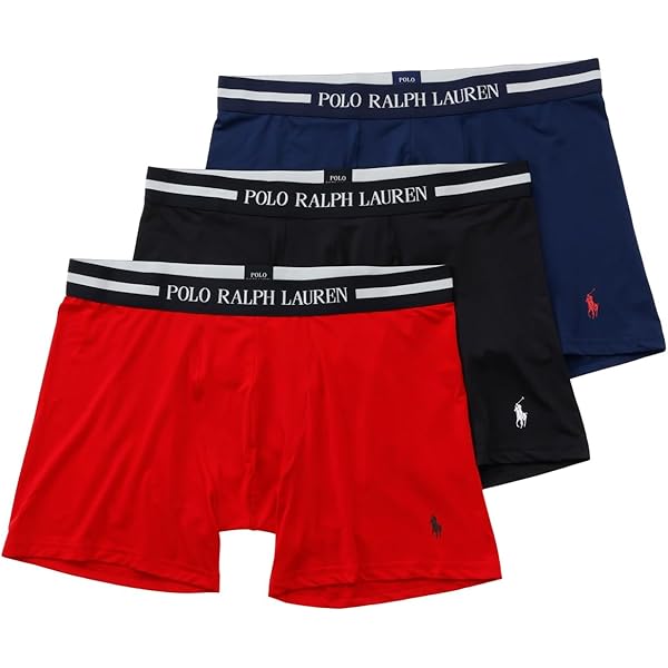 Amazon | [ポロ ラルフローレン] ミドル ボクサーパンツ コットン 6枚