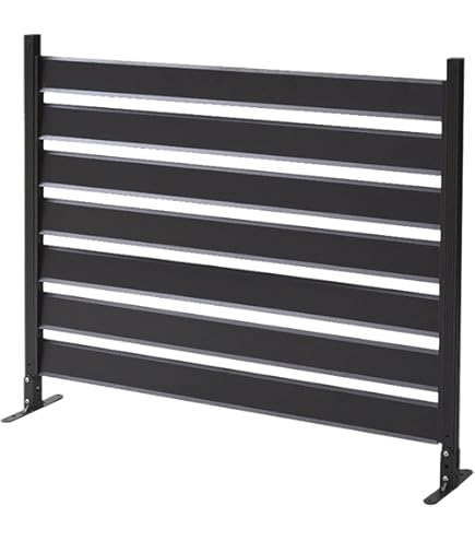 Amazon | Caroeas 目隠しフェンス ボーダーフェンス 屋外 幅120×高さ