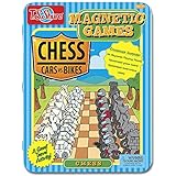 Tin Cars vs. Bikes Theme Magnetic Chess Game [並行輸入品]