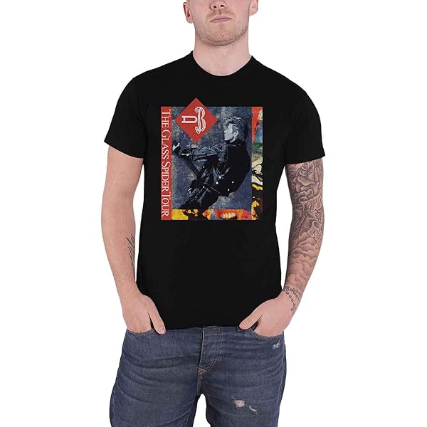 Amazon | [David Bowie] T Shirt Serious Moonlight Tour 83