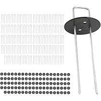 Amazon.co.jp: 防草シート ピン シート押さえ 100本 15cm 亜鉛メッキ