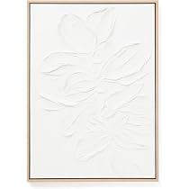 Amazon.co.jp: Francfranc フランフラン ホワイト ボタニカル アート