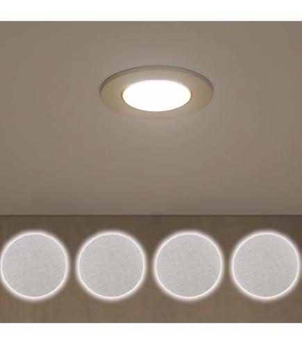 Amazon.co.jp: LOORGVEL 2個防眩灯罩 天井ダウンライト用 拡散カバー