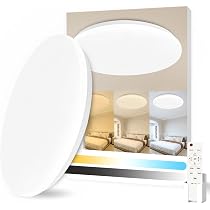Amazon.co.jp : 【6畳 8畳用】LEDシーリングライト 28W 3600lm 11段階