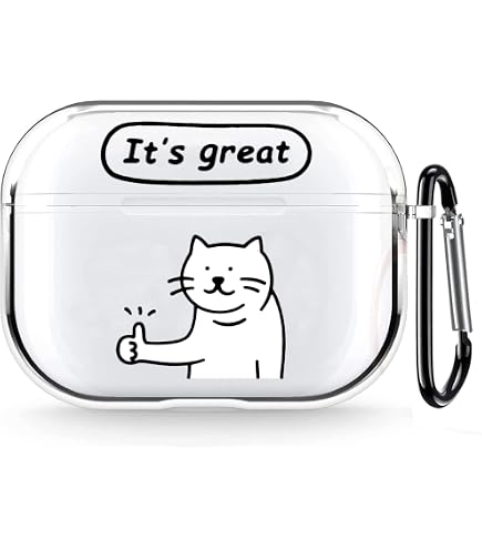 Amazon | AirPods 3 ケース 黒猫 おもしろ かわいい 猫柄 AirPods 第3