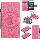 Huawei P8 Lite 2015 / 2016 ケース 高品質 PU手帳型 耐摩擦 全面保護ケース カード収納 スタンド機能 財布型 Huawei P8 Lite 2015 / 2016 用 ケ