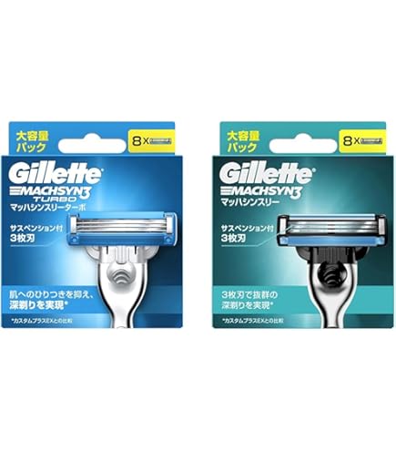 Amazon.co.jp: ジレット 髭剃り マッハシンスリー 替刃8個入