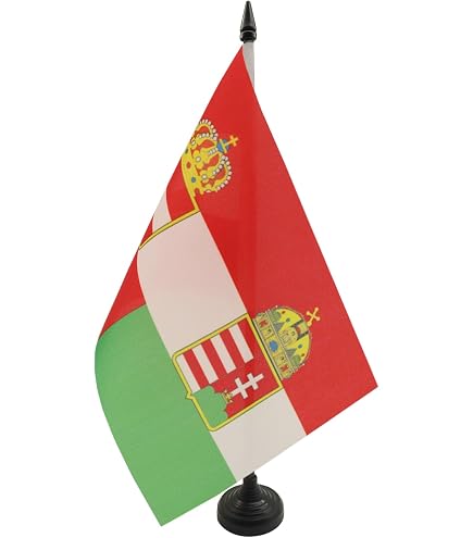 AZ Flag Russian Empire 1914-1917 Table Flag 5'' X 8'' - Russia Empire Desk Flag 21