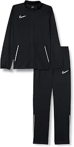 Nike Dri-Fit Academy Big Kids' Knit Soccer Tracksuit - black/white/white  CW6133-010