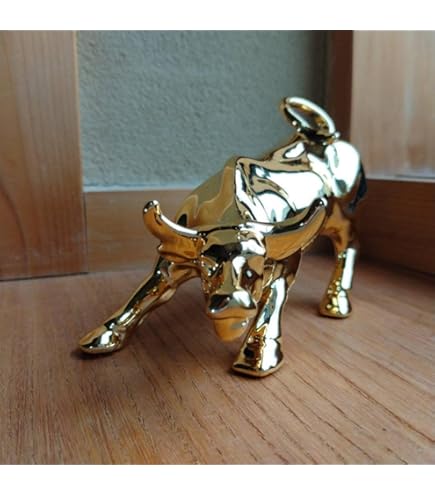 Amazon.co.jp: 米国株投資家 NY市場 ブル ベア 像 ウォール街 チャージ