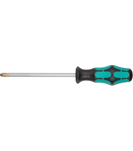 Titan #1 Phillips Screwdriver 3 Inch Magnetic Tip - Chrome Vanadium Shaft With Ergonomic Handle