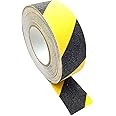 滑り止め 滑り止めテープ 50mm 15m 黒 灰色 黒黄 屋外 屋内 階段 床 すべり止め 転倒防止 ノンスリップ テープ(03 イエロー ブラック)