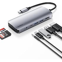 Amazon.co.jp: Belkin Connect USB-C ハブ 7-in-1 DDR200対応