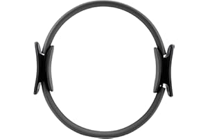 ピラティスリング マジックサークル ピラティスリング ピラティスリング レジスタンスサークル 4色 デュアルグリップ ヨガ 太ももと脚用 フィットネス パープル