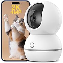 Amazon.co.jp: 2025年新型 ペットカメラ 400万画素 2K ベイビー