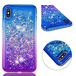 iPhone XR ケース iPhone XR カバー HONGYIBB キラキラ 創意 流れる 多彩な 液体 流動の砂 背面カバー 流砂ケース ソフト 多彩な流砂カバー 動く流れ 人気 保護カバー アイフォンケース アイフォンXR 