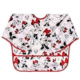 Bumkins Disney Baby Waterproof Sleeved Bib, Minnie Mouse Classic (6-24 Months) by Disney